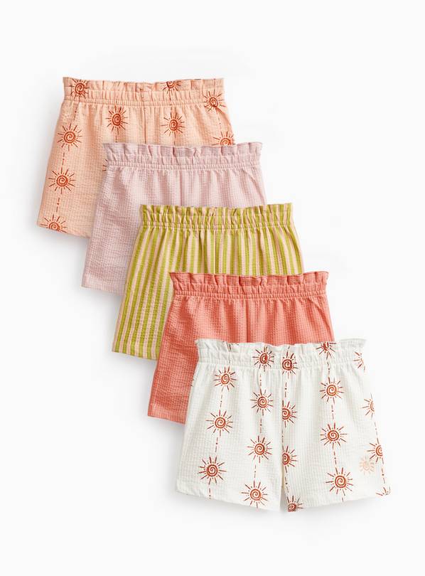 Botanical Print Shorts 5 Pack 6-9 months